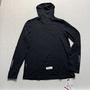 Baleaf Merino Wool Hoodie Men Sz S Black New With Tags
